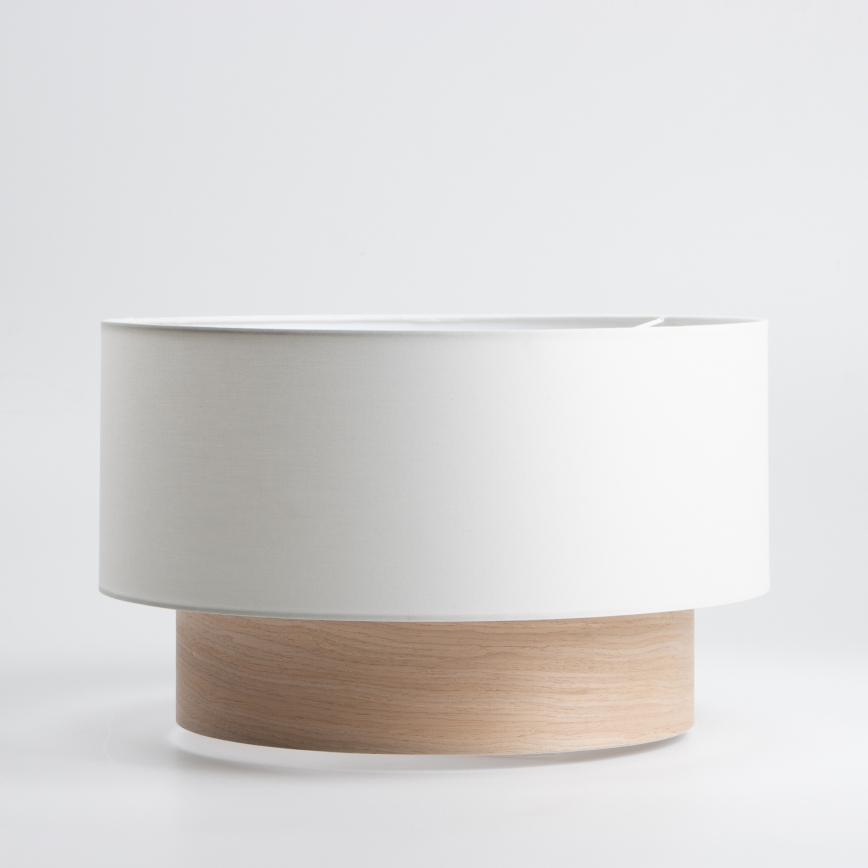 Універсальний абажур KERIA, діаметр 50 см, білий/коричневий