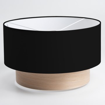 Універсальний абажур KERIA, діаметр 50 см, чорний/коричневий