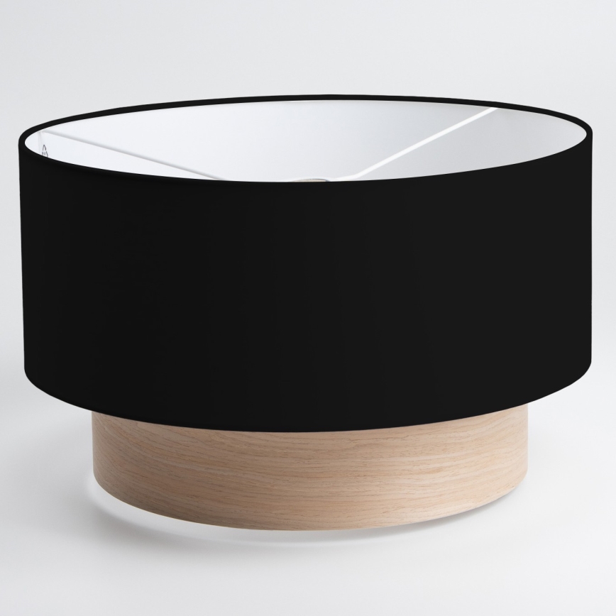 Універсальний абажур KERIA, діаметром 50 см, чорний/коричневий