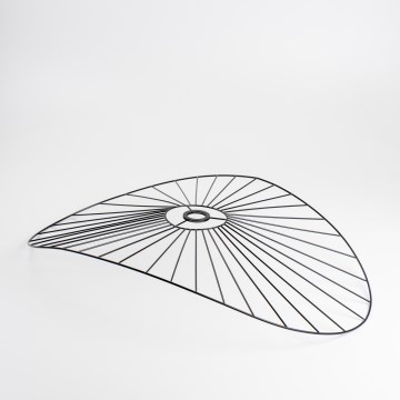 Универсальный абажур CURITIBA 60x80 см черный