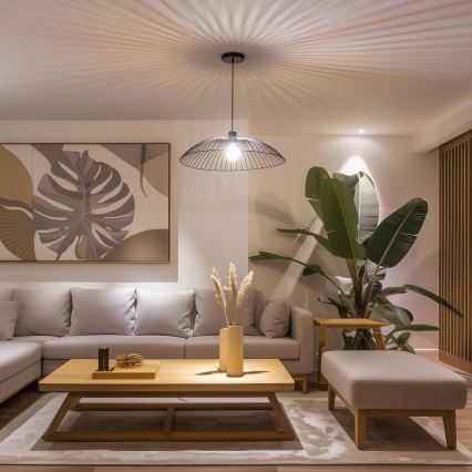 Универсальный абажур CURITIBA, диам. 60 см, чёрный