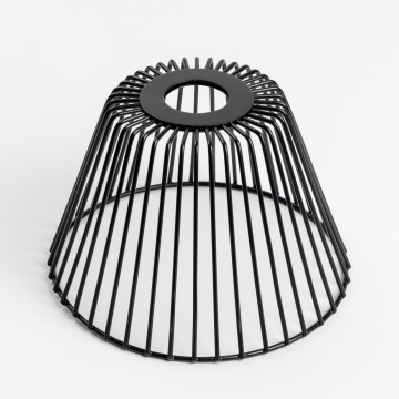 Универсальный абажур CURITIBA, диаметр 21 см, чёрный