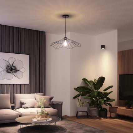 Универсальный абажур CURITIBA, диаметр 60 см, чёрный