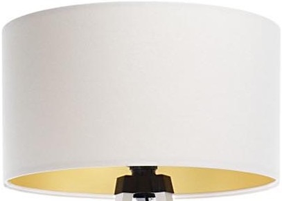 Универсальный абажур STANDART E27 диам. 45 см белый/золотой