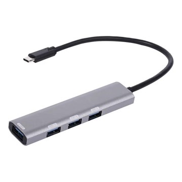 USB-C хаб 4-в-1 з Power Delivery 100 Вт