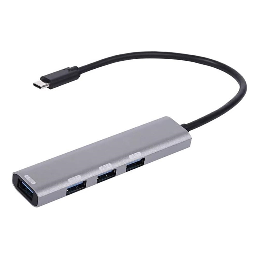 USB-C хаб 4-в-1 з Power Delivery 100 Вт