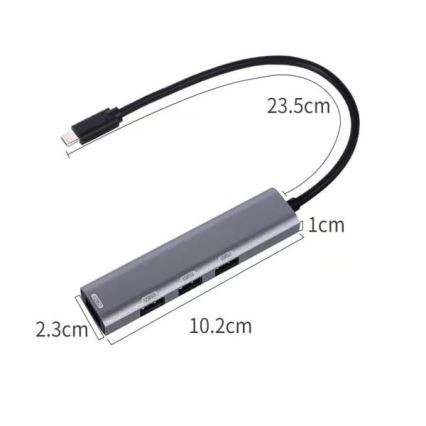 USB-C хаб 4-в-1 з Power Delivery 100 Вт