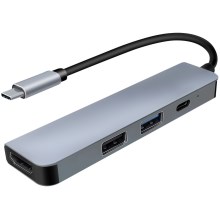 USB-C хаб 4в1 Power Delivery 100W и HDMI 4K