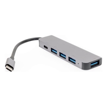USB-C хаб 5-в-1 с поддержкой Power Delivery 100 Вт