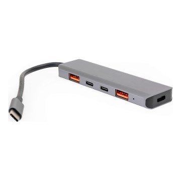 USB-C хаб 5-в-1 с поддержкой Power Delivery 100 Вт