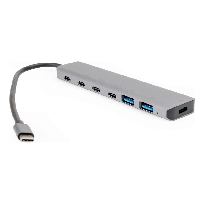USB-C хаб 7-в-1 з підтримкою Power Delivery 100 Вт