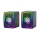 USB динамики c RGB-подсветкой 2x3W/5V черный