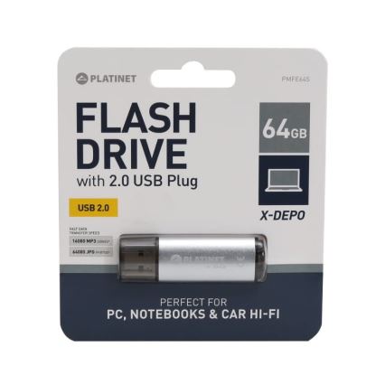 USB флешка 64Гб срібний