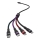 USB-кабель USB-A / USB Lightning  / MicroUSB / USB-C 1,2м цветной