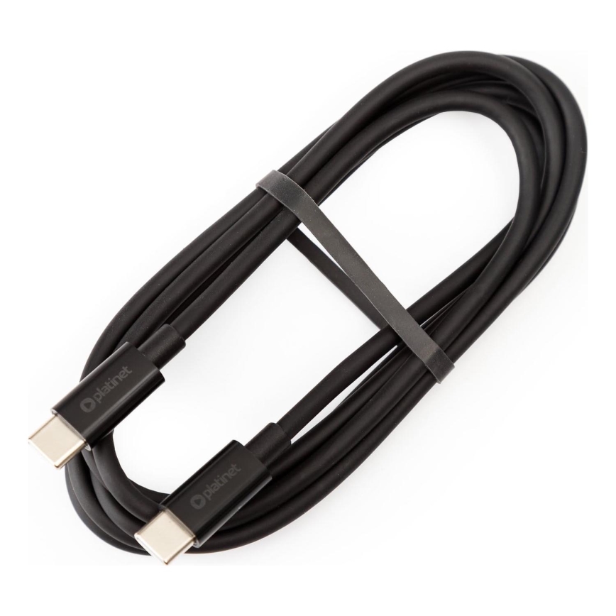 USB-кабель USB-C / USB-C роз’єм 100W 1,5м чорний