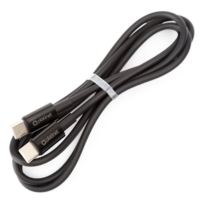USB-кабель USB-C / USB-C соединитель 60W 1 м черный
