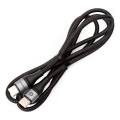 USB-кабель в оплетке USB-C / USB-C соединитель 60W 1 м черный