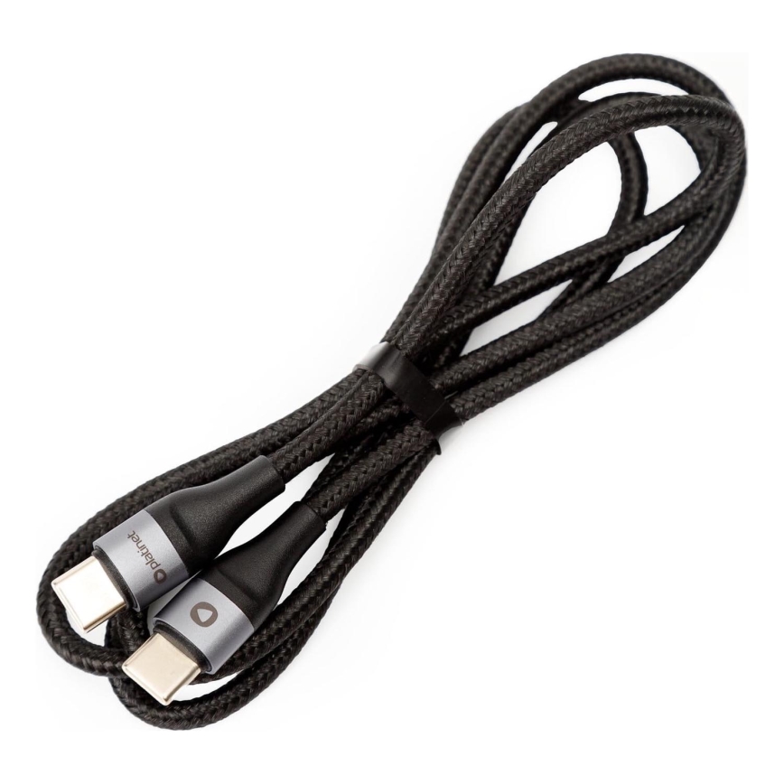 USB-кабель в оплетке USB-C / USB-C соединитель 60W 1 м черный