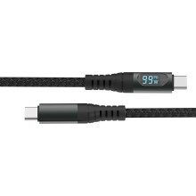 USB-кабель с разъемом TYPE C и светодиодным дисплеем 1м