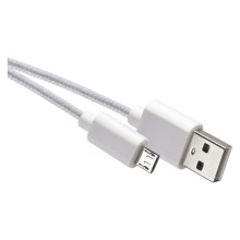 USB-кабель USB 2.0 A роз'єм/USB B micro роз'єм білий