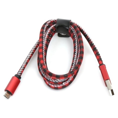 USB кабель USB A / Micro USB роз'єм 1 м червоний
