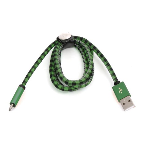 USB кабель USB A / Micro USB роз'єм 1 м зелений