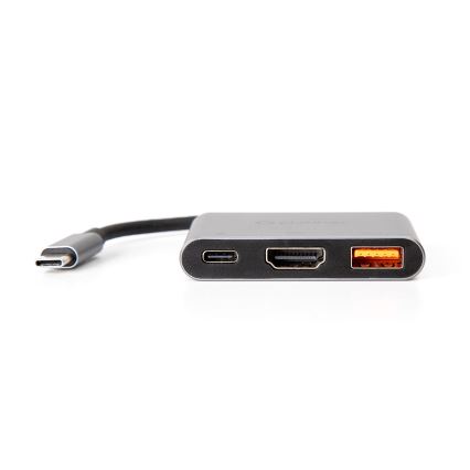 USB-концентратор 3в1 100W HDMI 4K