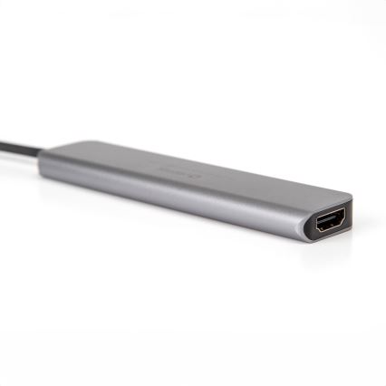 USB-концентратор 7в1 Power Delivery 100W HDMI 4K