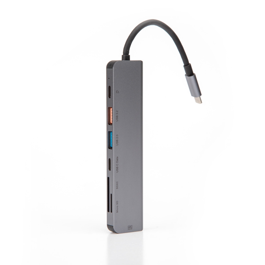 USB-концентратор 7в1 Power Delivery 100W HDMI 4K