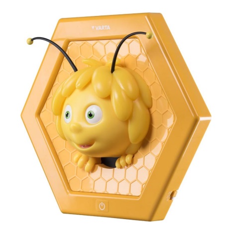 Varta 1563 - Светодиодный детский настенный светильник MAYA THE BEE LED/3xAA