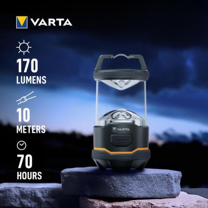 Varta 16550101111 - світлодіодний кемпінговий ліхтар L10 LED/4xAA IP54