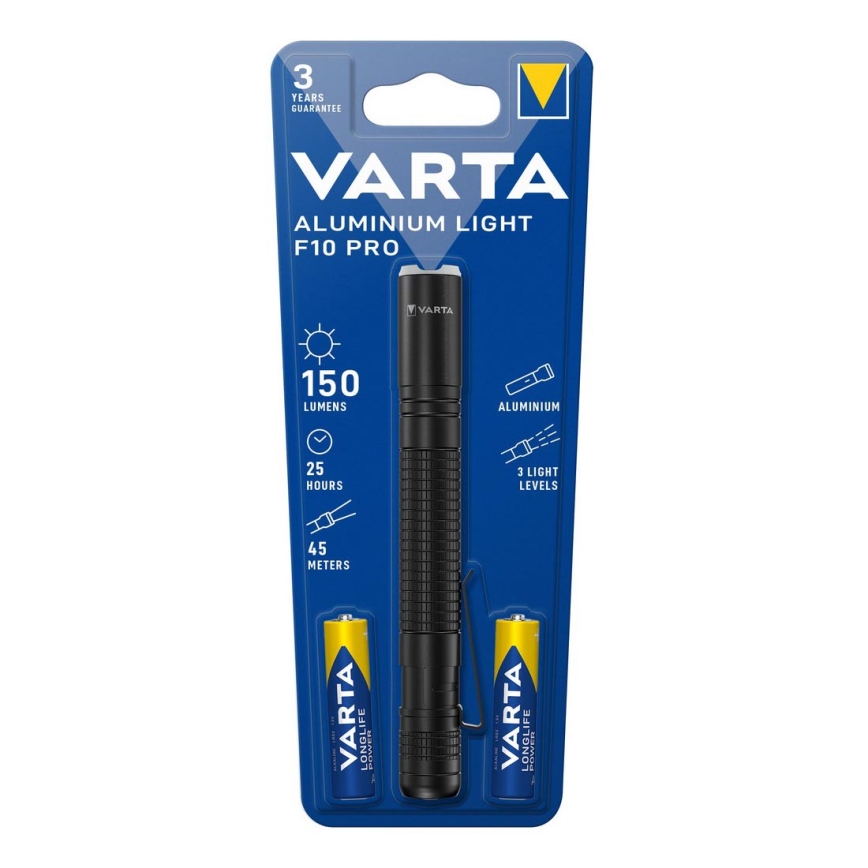 Varta 16606101421 - Светодиодный фонарик ALUMINIUM LIGHT LED/2xAAA