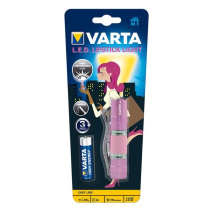 Varta 16617101421 - Ліхтарик LIPSTICK LED/1xAA
