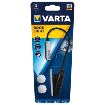 Varta 16618101421 - Світлодіодна лампа з затискачем BOOK LIGHT LED/2xCR2032