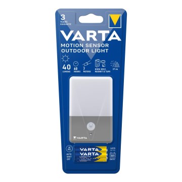 Varta 16634101421 - LED Кемпінговий ліхтарик з датчиком LED/3xAAA IP44