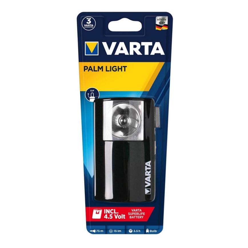 Varta 16645101421 - Ручний ліхтарик PALM LIGHT P13,5s/1x3R12