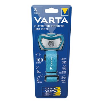 Varta 16650101421 - LED Налобний ліхтар OUTDOOR SPORTS H10 Pro LED/3xAAA