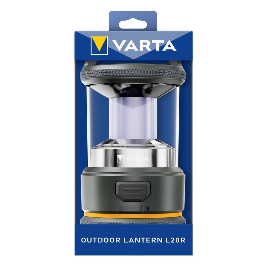 Varta 17550101111 - светодиодный кемпинговый фонарь L20 LED, 3,6 В, 2600 мА·ч, IP54