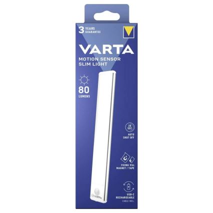 Varta 17624101111 - Светодиодное аккумуляторное мебельное освещение с датчиком движения LED/5V