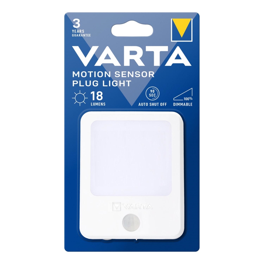 Varta 18624101401 - LED Нічний світильник з регулюванням яскравості з датчиком LED/230V