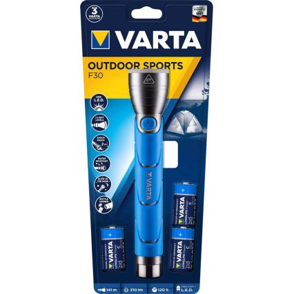 VARTA 18629 - LED ліхтар LED/5W/3xC