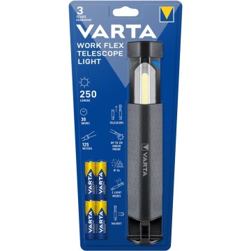 Varta 18646101421 - Світлодіодний ліхтарик WORK FLEX LED/4xAA IP54
