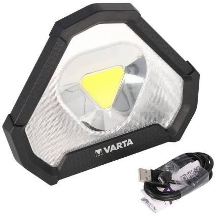 Varta 18647101401 - LED Переносний ліхтарик WORK FLEX LED/12W/5V 5200mAh IP54