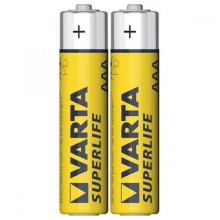 Varta 2003 - 2 шт. Вугільно-цинкова батарея SUPERLIFE AAA 1,5V