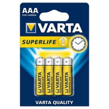 Varta 2003 - Цинк-углеродная батарейка SUPERLIFE AAA 1,5V 4 шт.