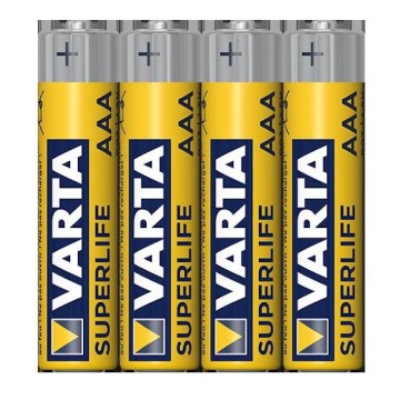 Varta 2003101304 - 4 шт. Цинк-угольные батарейки SUPERLIFE AAA 1,5 В