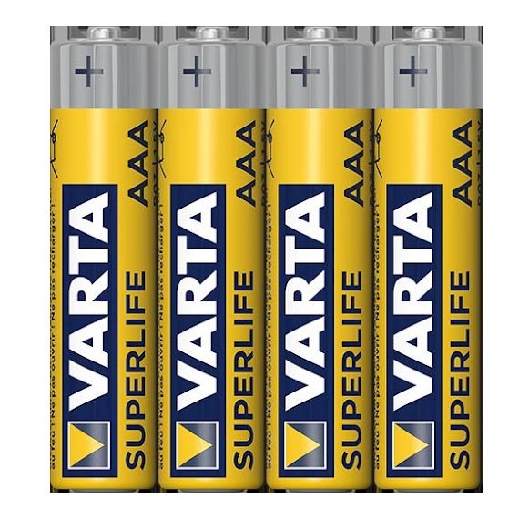 Varta 2003101304 - 4 шт. Вугільно-цинкова батарея SUPERLIFE AAA 1,5V