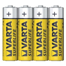 Varta 2006 - 4 шт. Вугільно-цинкова батарея SUPERLIFE AA 1,5V