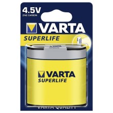 Varta 2012 - Угольно-цинковая батарейка SUPERLIFE 4,5V 1 шт.