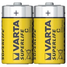 Varta 2014 - Угольно-цинковая батарейка SUPERLIFE C 1,5V 2 шт.